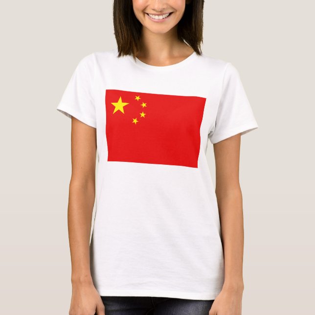 China Flag x Map T-Shirt (Front)