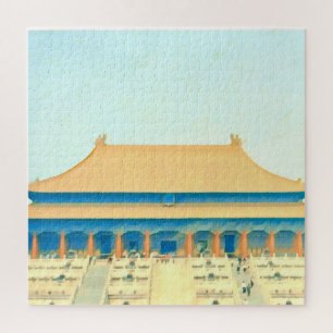 China Forbidden City vintage travel Jigsaw Puzzle