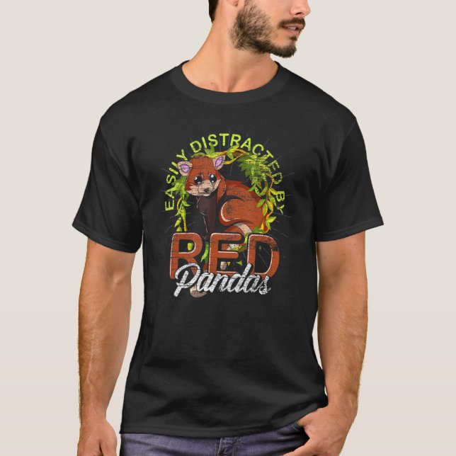 China Forest Animal Wildlife Chinese Red Panda T-Shirt (Front)