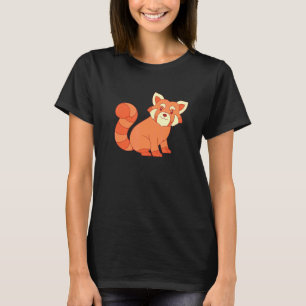 China Forest Wildlife Animal Cute Red Panda T-Shirt