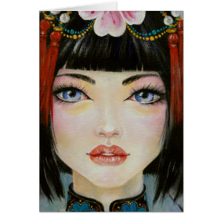 China Girl with Eyes of Blue