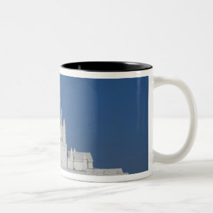 CHINA, Heilongjiang Province, Haerbin (Harbin). 3 Two-Tone Coffee Mug