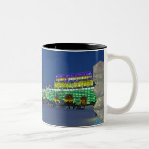 CHINA, Heilongjiang Province, Haerbin (Harbin). Two-Tone Coffee Mug