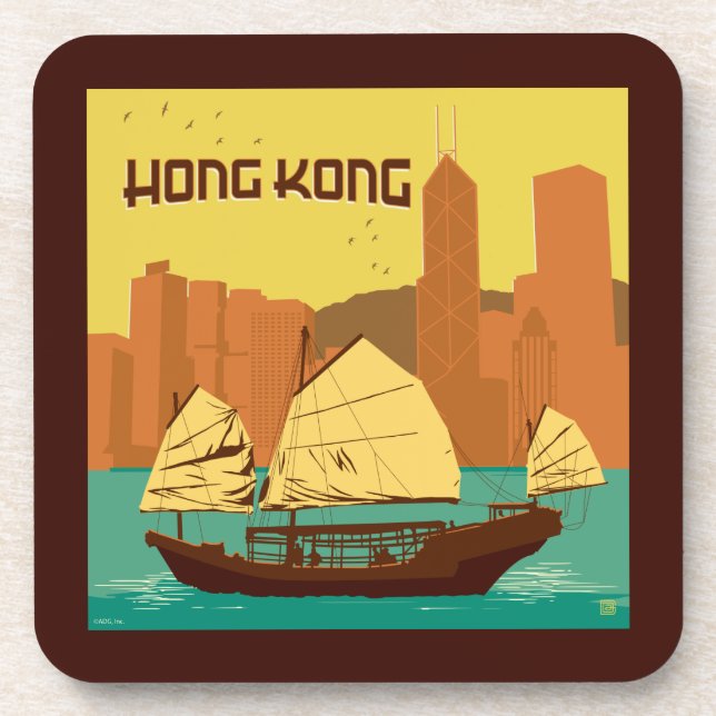 China | Hong Kong Coaster (Front)