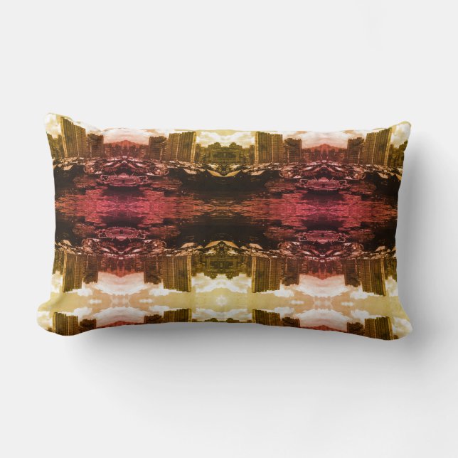 China Hong Kong houseboats river 1970 Notebook Lumbar Cushion (Front)