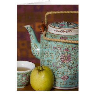 China, Hong Kong. Traditional Chinese teapot & 2