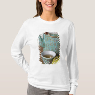 China, Hong Kong. Traditional Chinese teapot & T-Shirt