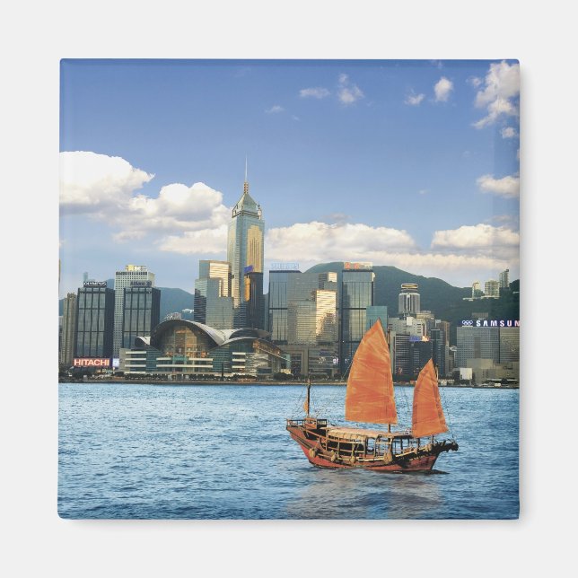China; Hong Kong; Victoria Harbour; Harbour; A Magnet (Front)