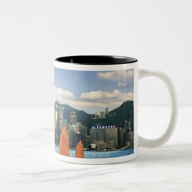 China; Hong Kong; Victoria Harbour; Harbour; A Two-Tone Coffee Mug (Right)