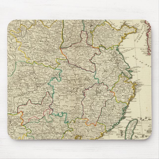 China, Korea atlas map Mouse Pad (Front)