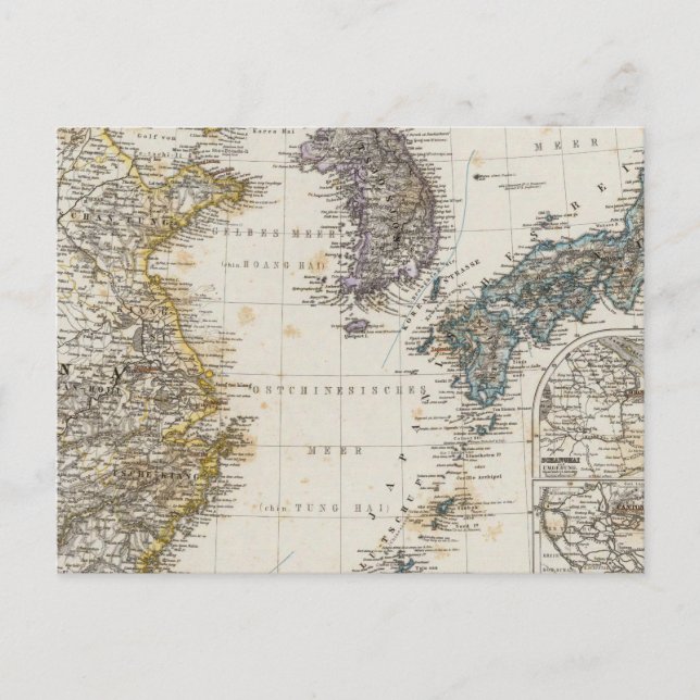 China, Korea, Japan Postcard (Front)