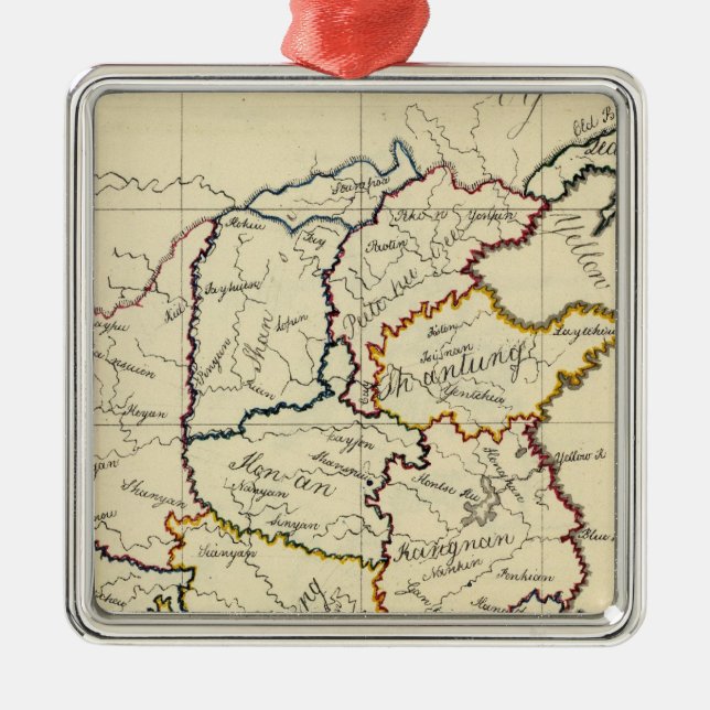 China, Korea Metal Tree Decoration (Front)