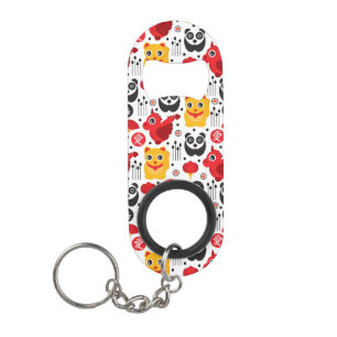 China lucky cat, dragon, and panda