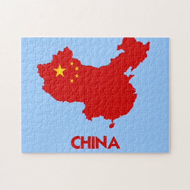 CHINA MAP JIGSAW PUZZLE (Horizontal)