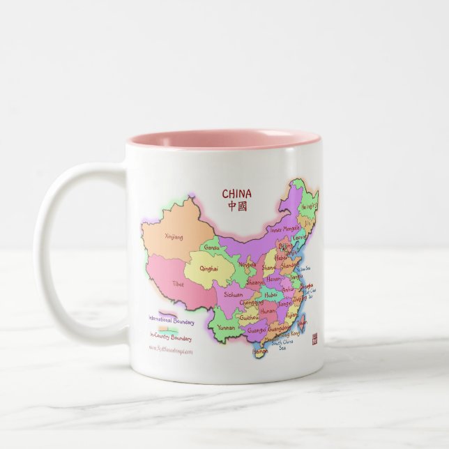 China Map Mug (Left)
