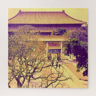 China Ming Tombs vintage travel Jigsaw Puzzle