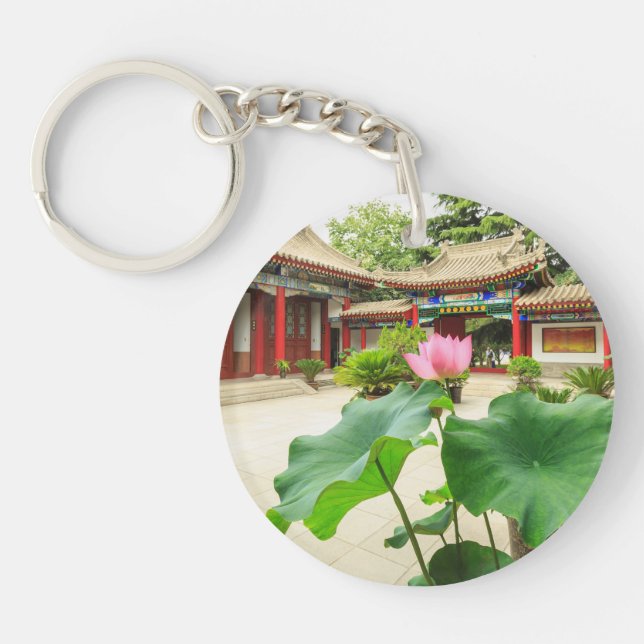 China Pagoda Interior Key Ring (Front)