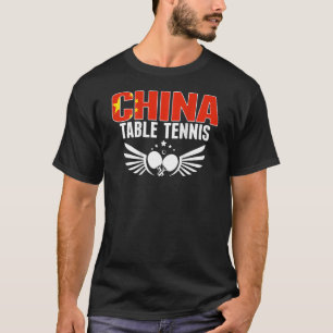 China Ping Pong Chinese Table Tennis Team Supp T-Shirt