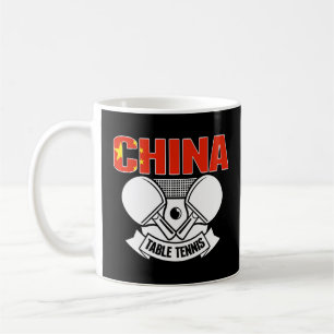 China Ping Pong Chinese Table Tennis Team Suppor Coffee Mug
