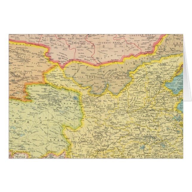 China political map (Front Horizontal)