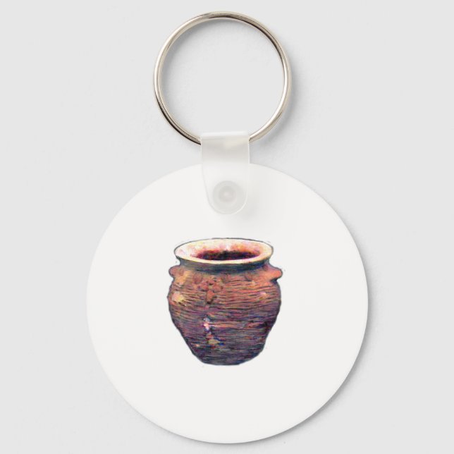China Pot The MUSEUM Zazzle Gifts Key Ring (Front)