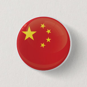 China  Round Icon Flag 3 Cm Round Badge