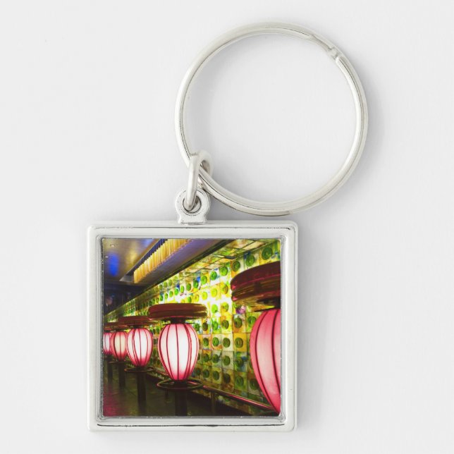 China, Shanghai. Bar in the Xin Tian Di bar Key Ring (Front)