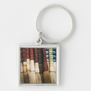 China, Shanghai. Brushes Chenghuang Miao Key Ring