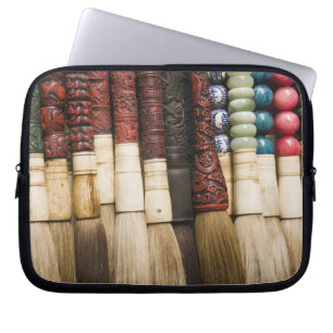 China, Shanghai. Brushes Chenghuang Miao Laptop Sleeve