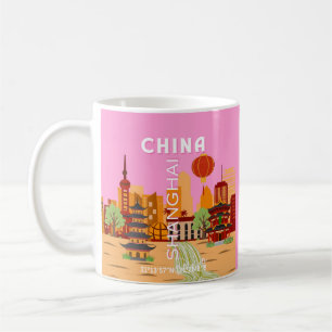 China Shanghai Travel Art Coffee Mug