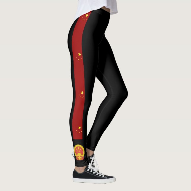 China stripes flag leggings (Right)