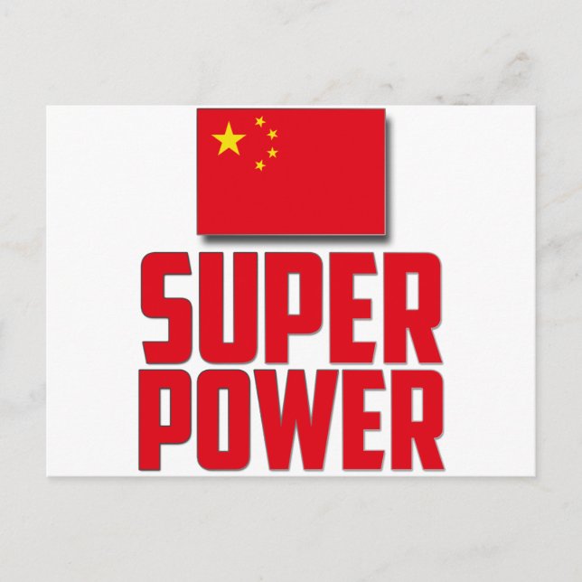 China - Super Power Postcard (Front)