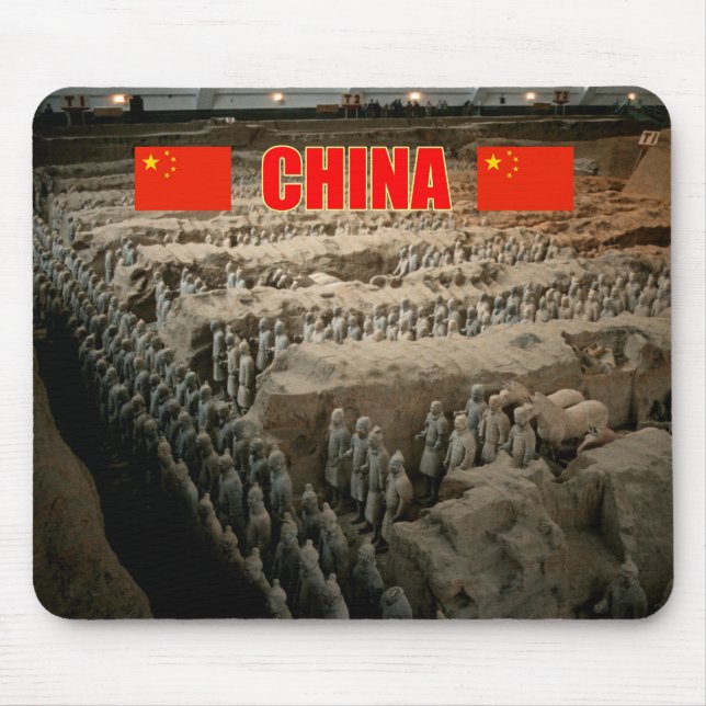 CHINA Terracotta Army Mouse Pad (Front)