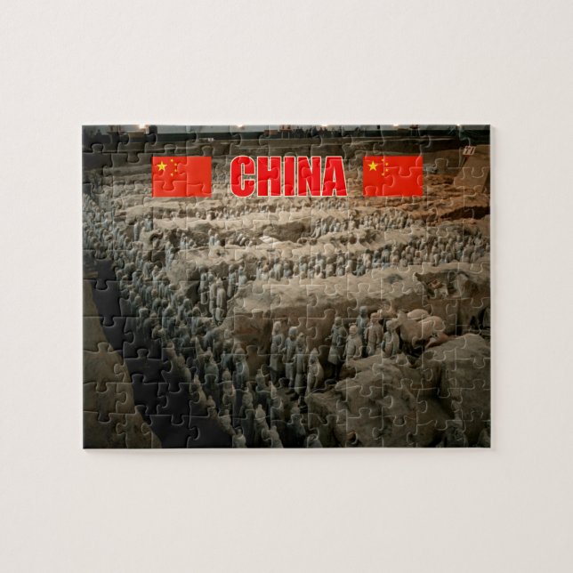 CHINA Terracotta Warriors Jigsaw Puzzle (Horizontal)