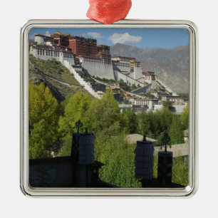 China, Tibet, Lhasa, Potala Palace 2 Metal Ornament
