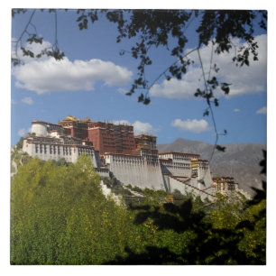 China, Tibet, Lhasa, Potala Palace Ceramic Tile