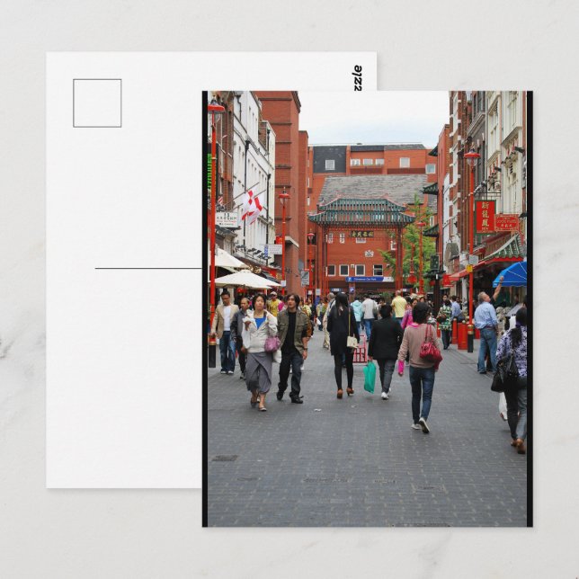 China Town London Postcard (Front/Back)