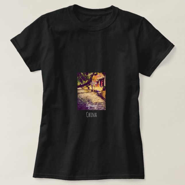 China travel Lijiang Yunnan Province T-Shirt (Design Front)