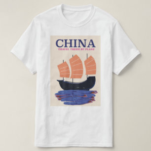 China "Travel there by plane" T-Shirt