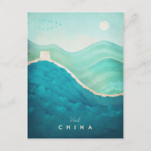 China Vintage Travel Poster - Art Postcard