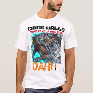 CHINA WALLS OAHU JUMP AT YOUR OWN RISK T-Shirt