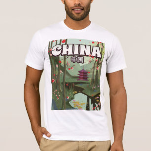 China Water Gardens cartoon poster T-Shirt