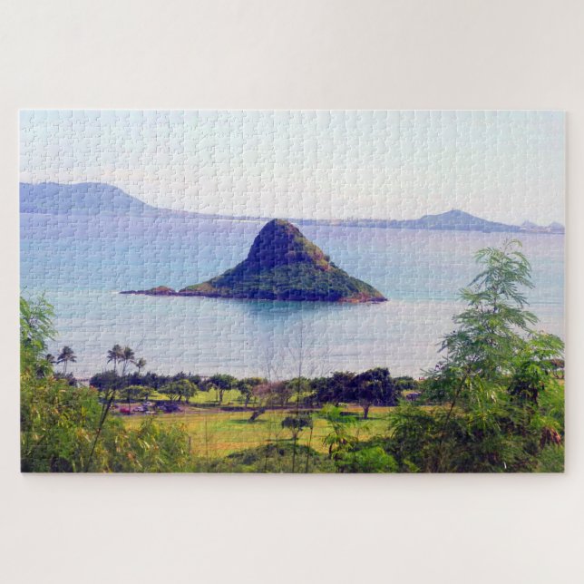 Chinaman's Hat, Mokolii Oahu Jigsaw Puzzle (Horizontal)
