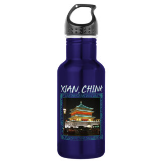 China's Ancient Xian Bell Tower 532 Ml Water Bottle