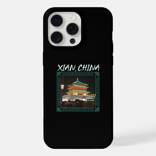 China's Ancient Xian Bell Tower iPhone Case (Back)