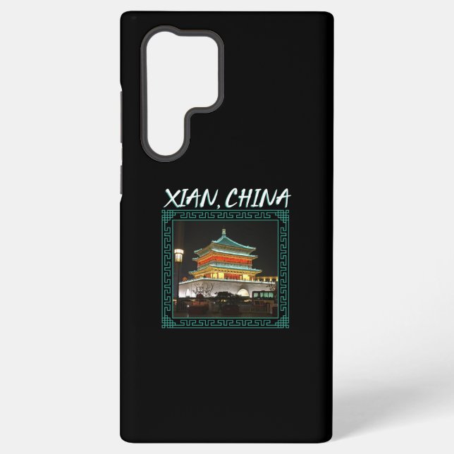 China's Ancient Xian Bell Tower Samsung Galaxy S22 Ultra Case (Back)