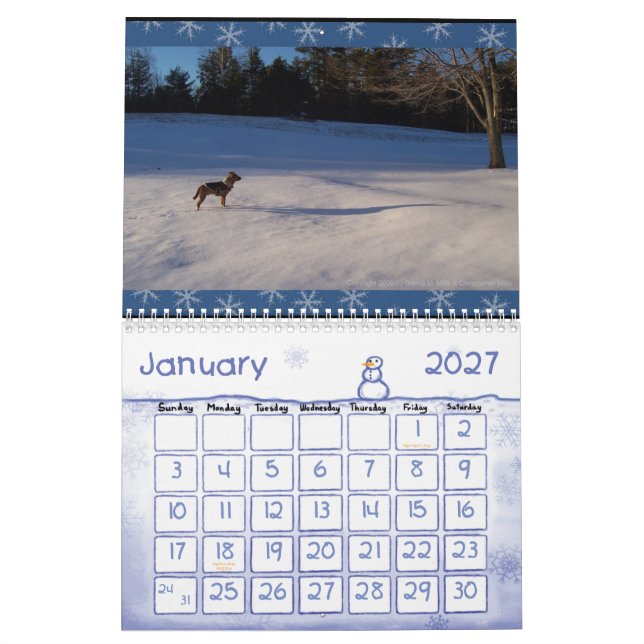 China's Dog Days 2009 Calendar (Jan 2027)