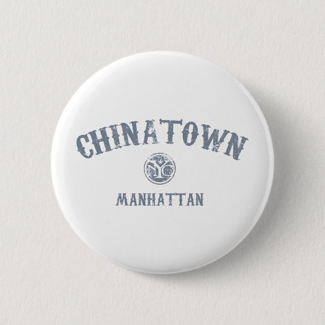 Chinatown 6 Cm Round Badge (Front)