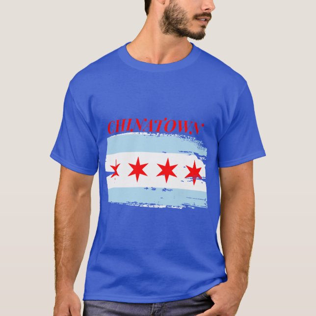 Chinatown Chicago Illinois Oversized T-Shirt (Front)