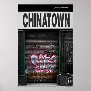 Chinatown Graffiti Poster